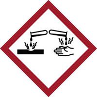 corrosives pictogram