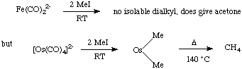 Os dialkyl vs. Fe